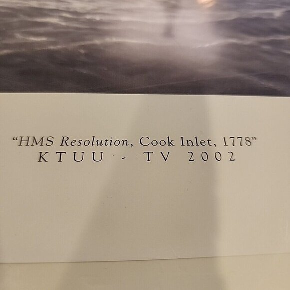 Vintage Print 346/500 Signed James Havens Captain Cook Inlet 13.5x16" Nautical - Picture 4 of 9